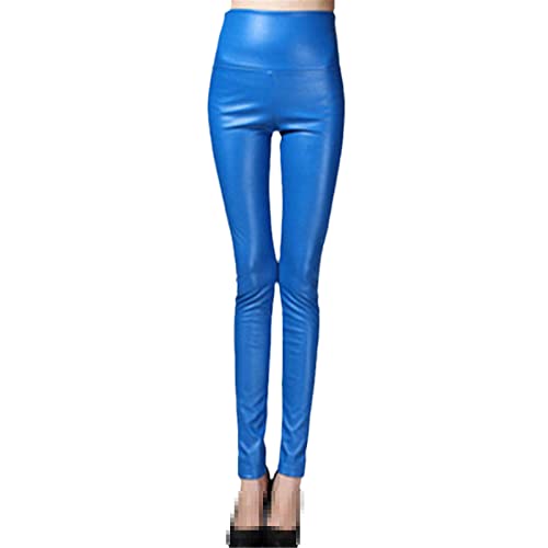 Pantalon crayon en cuir confortable qui ne serre pas la taille