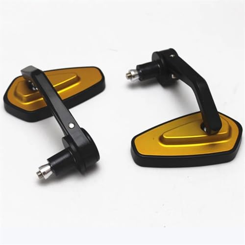 Rétroviseur d'extrémité guidon 22mm avec miroir réfléchissant recul grand angle