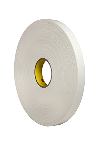 Image of 3M 23492-case Double Coated Polyethylene Foam Tape 4462, 2 inch x 72 yd., Rubber, White (Pack of 6)