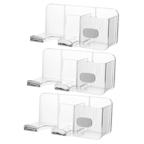 Healvian 3 Piezas De Soporte para Secador De Pelo Soporte para Secador De Pelo Soporte para Secador De Ropa Eléctrico De Baño Soporte para Secador De Pelo De Encimera Estuche para