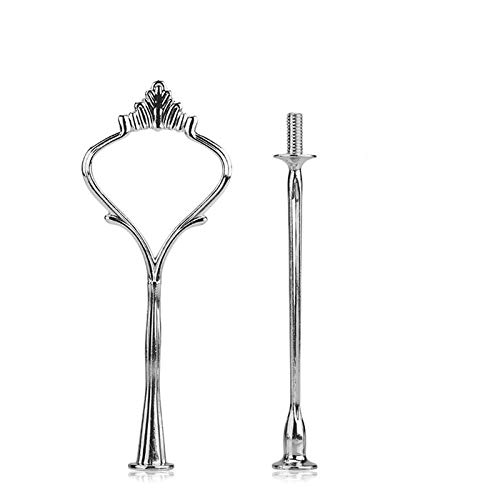 NAROBAN ケーキスタンド センターハンドル金具 金属 2段