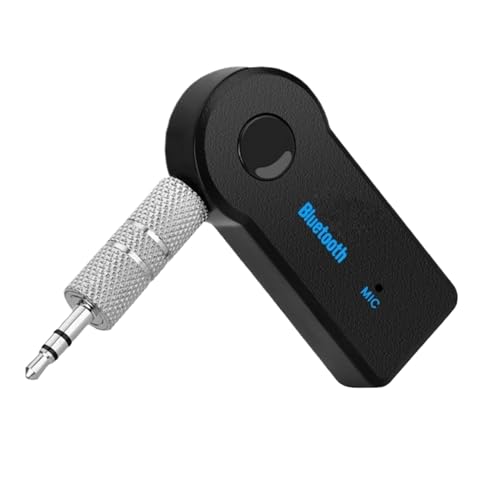 Receptor Inalámbrico para Coche con | Adaptador 3,5 mm para Receptor de Estéreo,Reproductor Musical de Electrónica del Automóvil, Accesorios Interiores para Auriculares Cableados y Altavoces Doméstico