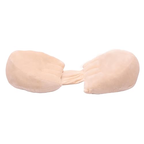 Almofada Travesseiro Ajustável Para Grávida Tecido Aveludado - Doce