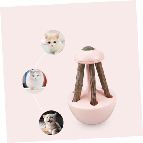 Jouet à herbe à chat en forme de gobelet résistant pour chaton - 5