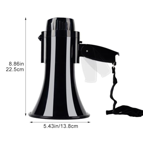 Mégaphone portable 30W avec micro à main et sirène intégrée - 6