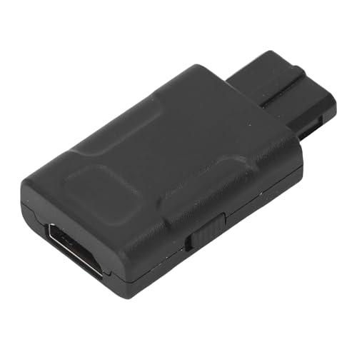 Matybobe Convertisseur D'interface Multimédia HD Adaptateur Vidéo pour Console de Jeu Rétro pour N64 SFC Convertisseur 720P 1080P Plug and Play Design Léger Noir