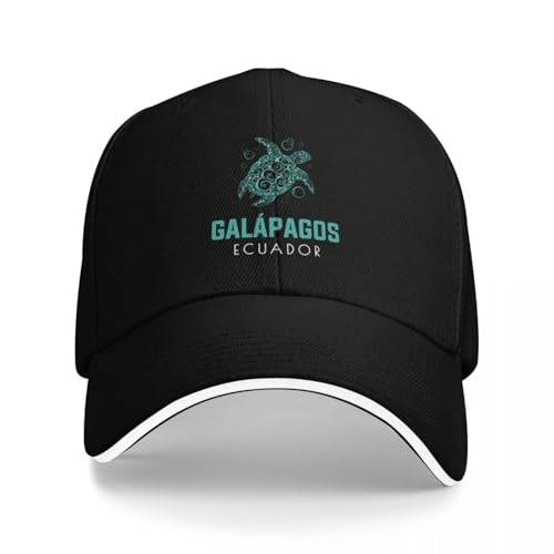 YYTSMG Gorra de béisbol Islas Galápagos Ecuador Souvenir Tortuga Galápagos Marca Gorra Hombre Gorra Icon Hombre Mujer Hombre Regalos