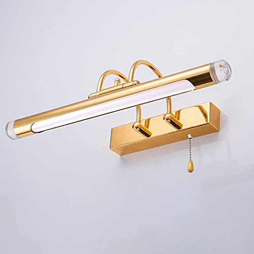 Lámpara de baño LED evita sombras con ángulo ajustable e interruptor de tirador 2
