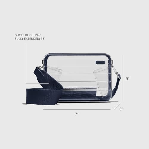 Image of Away Stadium Bag, Stadium-Approved Clear Purse & Crossbody Bag | Clear Stadium Bag for Concerts, Festivals and Sports Events, Compact 5 inch x 3 inch x 7 inch Crossbody Design