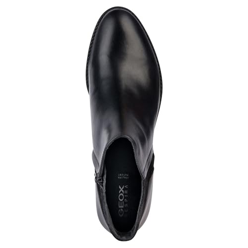 Geox Girls' D Felicity Ankle Boot, black, 7 Big Kid4