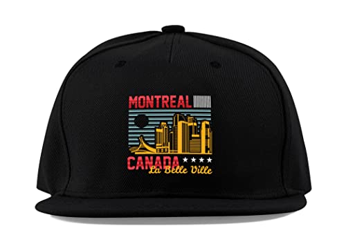 Casquette de baseball Montréal Canada : Dites adieu à la chaleur avec ce coton respirant visière plate