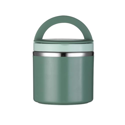 EIMZU 1 L Behälter Edelstahl, Thermo Lunchbox Warmhalten Essen, Thermobehälter mit Griff, Speisebehälter Thermobehälter, für Essen mit Griff, Müslibecher, Mahlzeiten