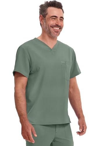 Image of Dickies EDS Essentials Men Scrubs Top Tuckable V-Neck DK635