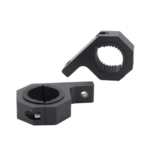 Soporte de foco para motocicleta y abrazadera de horquilla para barra de luz auxiliar