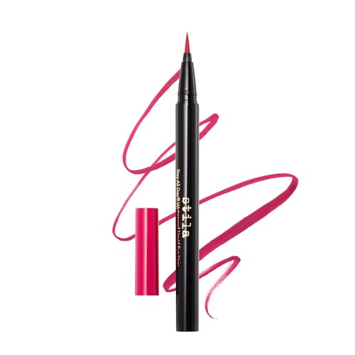 stila Waterproof Liquid Eye Liner, Stay All Day Makeup with Fine Brush Tip Lasting Satin Finish, Smudge-Proof & Transfer-Resistant