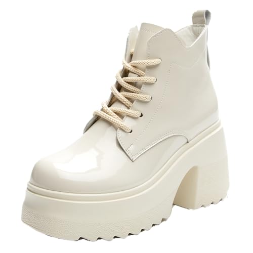 [XICREX] ���f�B�[�X �V���[�g�u�[�c �H�~ ���� �n�C�q�[�� 24.5 cm 10cm �x�[�W�� ���[�X�A�b�v �T�C�h�W�b�p�[ ���q�[�� �`�����L�[�q�[�� �V���[�g�u�[�c �їp �҂ݏグ �J�W���A��