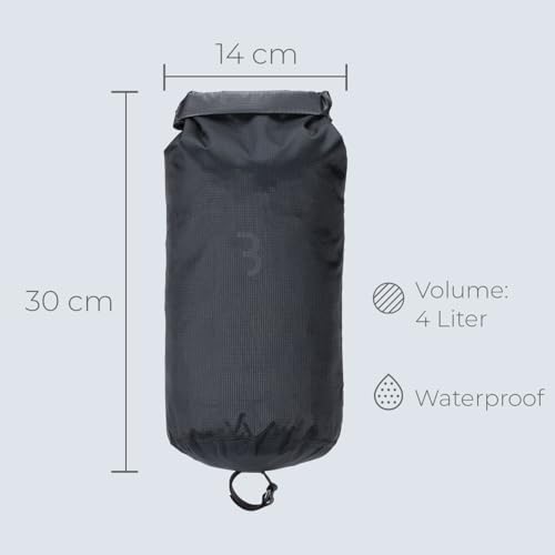 Sac de cadre étanche BBB Cycling StackPack 4L avec porte-bagages BSB-145 - 3