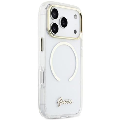 Coque iPhone 17 Pro Max Guess avec MagSafe transparente en silicone IML - 4