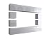 Produktbild HomeDirectLTD Future 17 Moderne Wohnwand, Exklusive Mediamöbel, TV-Schrank, Garnitur, Große Farbauswahl (Weiß MAT Base/Weiß HG Front)