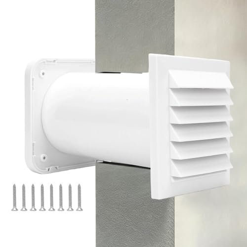 Kit de ventilation traversée murale anti-odeur pour sous-sol - 2
