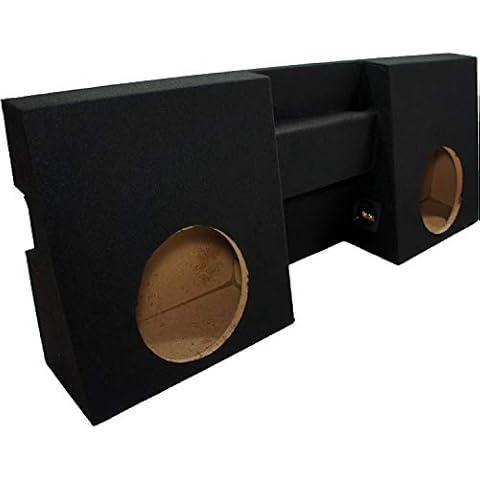 American Sound Connection Compatible with Toyota Tacoma 2005-2015 Double Cab Dual 10" Sub Box Enclosure Cover