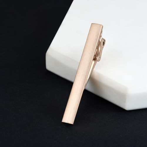 Image of HONEY BEAR 5cm /5.4cm /6cm Mens Tie Clip Bar for Normal Size Steel Business Wedding Gift 1.97 inch /2.12 inch /2.36 inch