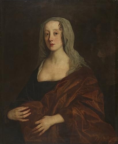 Cuadro Sobre Lienzo Retrato de una Mujer para Decoración de Dormitorios Elegantes 60x90