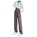 NP Chaise Classique Large Jambe Pantalon Costume Brun Costume Dames Casual
