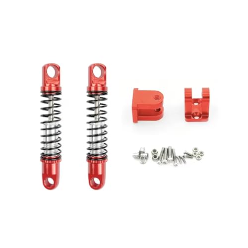 RC�V���b�N�A�u�\�[�o�[���f�� For WPL D12 �p���^���t�����g���A�V���b�N�A�u�\�[�o�[�A�V�[�g�p�[�c�p���t���Œ��t���A�����[�g�R���g���[���J�[�A�b�v�O���[�h�X�y�A�p�[�c(Red,Front)