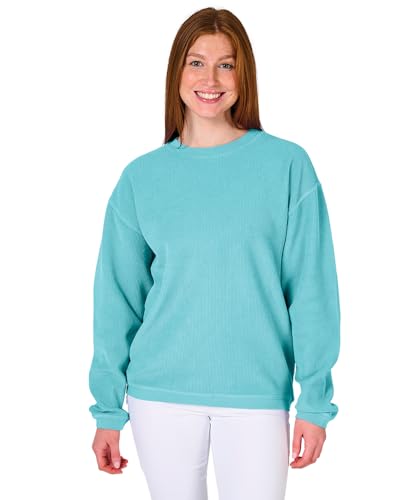 Image of Charles River Apparel Unisex Camden Crew Neck Sweatshirt, Men's & Women's Relaxed Pullove