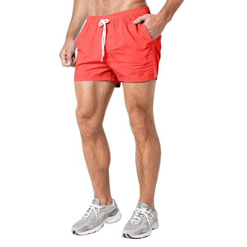 Short homme sport décontracté en polyester pour la course et le gym