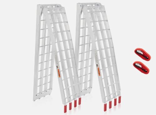 Par de Rampas Plegables de Aluminio 7.5' para Motos miniatura 1