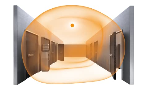 Steinel LED Deckenleuchte RS 20 S - 9,4 W Wandlampe, 942 lm, 360° Bewegungsmelder, Softlichtstart, Nachtlicht, Dauerlicht, Weiß, Warmweiß