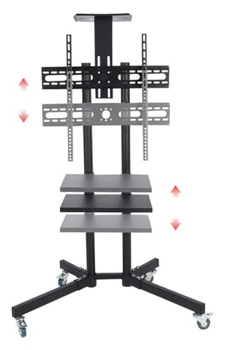 Soporte móvil ajustable para TV con ruedas miniatura 7