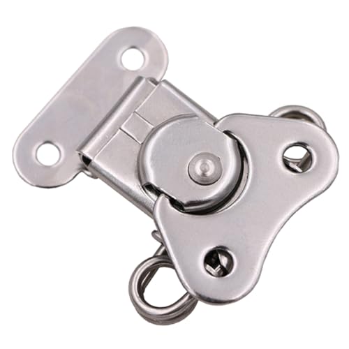 DOITOOL ステンレス製バタフライラッチ 工具箱用スプリングツイストロック 耐衝撃性高荷重クランプ 木製ボックス用アクセサリー