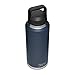 YETI Rambler 46 oz Bottle, Vacuum Insulated, Stainless Steel with Chug Cap, Navy
