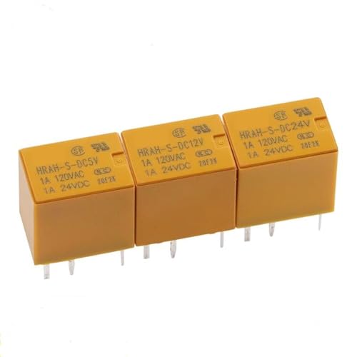 Relais HRAH-S-DC5V pour réparer une carte électronique défectueuse 5V 6PIN 1A (Pack de 5)