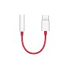 OnePlus USB-C naar 3,5 mm Jack audio aansluiting adapter – Rood