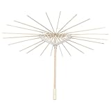 Structure résistante aux intempéries : la structure en papier huilé du parapluie est robuste et permet aux baleines de ce porte-parapluie de scène de résister aux intempéries lors d’une utilisation en extérieur ou pour des événements