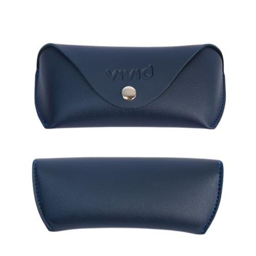 Image of VIVID Unisex Specs Snap Button Eyewear Dabbi Faux Leather Soft Case Cover