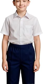 School Uniform Trousers for Boys and Girls, Formal Regular-Fit School Pants, Comfortable, Durable Fabric for Daily School ... Price In India
