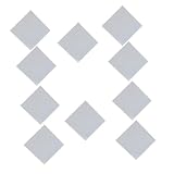 HAOTAISH Piastre Ceramiche Quadrate in Allumina 96 Utilizzate per Isolamento Termico E Raffreddamento Nell'industria Meccanica,32mm×32mm×0.6mm