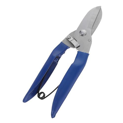 Didiseaon Tijeras de Podar Manuales de Alta Resistencia Mango Azul Cuchillas de Acero Inoxidable para Ramas Gruesas Flores Bonsáis y Jardinería en Huertos y Patios – Herramienta de