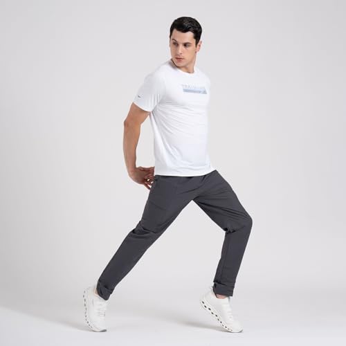 Image of Red Tape Printed Activewear Round Neck T-Shirt for Men | Premium Comfort