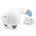 Percussion Therapeutic Deep Tissue Electric Massager – Three Heads, Adjustable Speed Settings & Powerful Motor – For Shoulder, Neck, Back & Body Pain Relief, Stress & Muscle Knots Release (White)