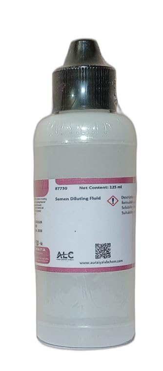 ALC Semen Diluting Fluid, Laboratory Grade Chemical Reagent, 125 ml Plastic Bottle, Professional Research Use, Transparent Liquid Form-image-11