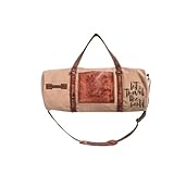 SITARA Bolso de Algodón y Piel para Mujer Hecho a Mano - Cierre Cremallera y Bolsillo Interior - Diseño Artesanal Elegante