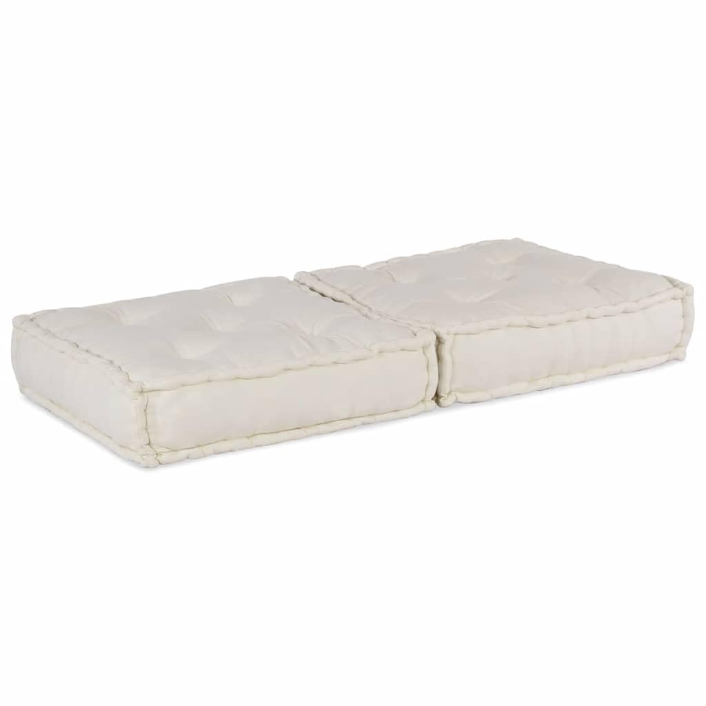 SYDE Sofá Modular de Tela Color Crema 70x70x36 | Relleno de Espuma, Diseño Reconfigurable, Suave y Duradero, para Sala, Dormitorio o Porche