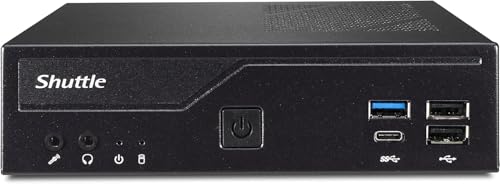 Shuttle XPC Slim DH610 Barebone PC Intel H610 Support 65W Alder Lake-s LGA1700 CPU No Ram No HDD/SSD No CPU No OS (Vesa Mount In