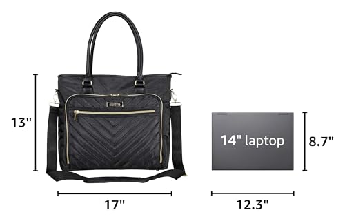 Kenneth Cole Quilted Chevron Tote